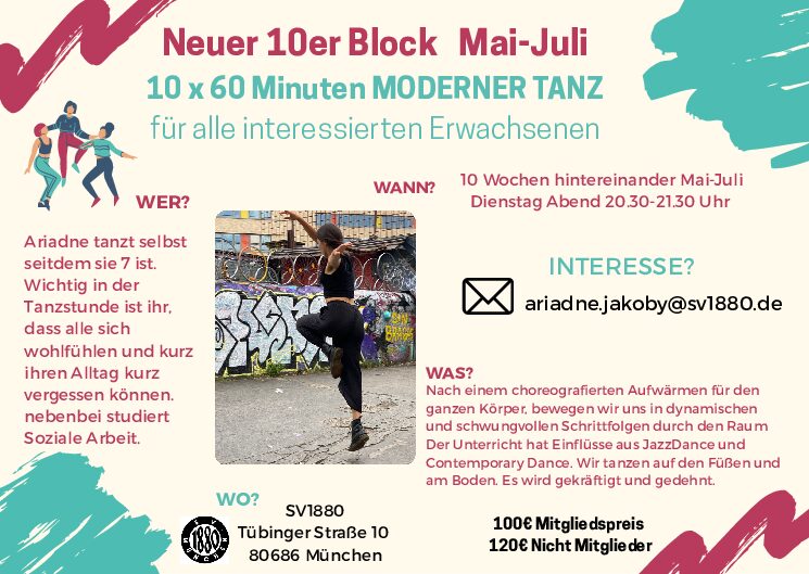 10erBlock_mai-Juli Moderner tanz